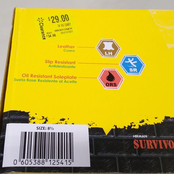 Herman Survivors Women's Cary Size 8.5 Medium Soft Toe Work Shoes New In Box - Picture 10 of 11